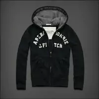 hommes giacca hoodie abercrombie & fitch 2013 classic x-8011 saphir